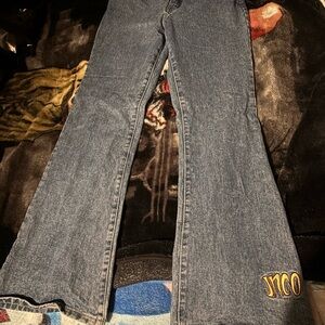 JNCO Denim Flare Jeans with Logo